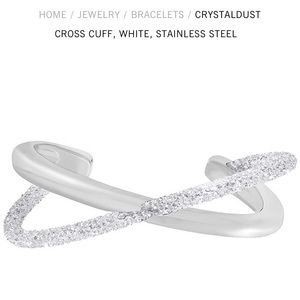 Swarovski Crystaldust Cross Cuff